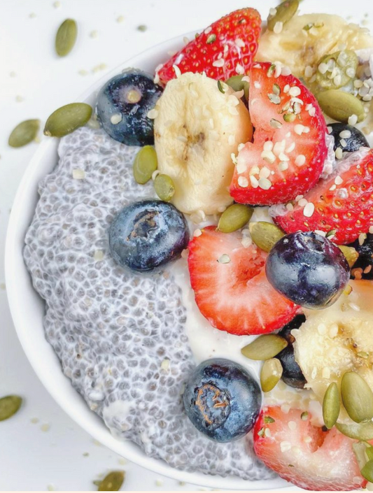 Creamy Chia Pudding (Paleo, Vegan, Blood Sugar Friendly)