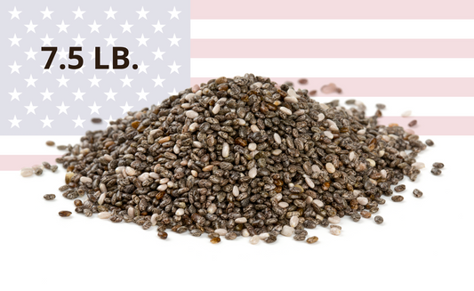 USA Grown Chia Seeds, 7.5 lb.